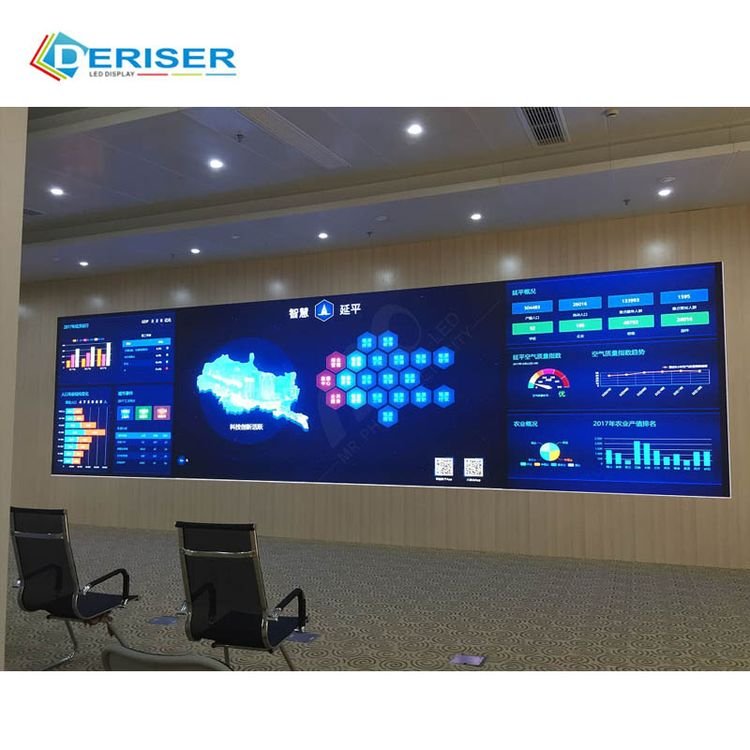 Indoor P3 Led Portable Display Screen Price Menu board Full Color Video Advertising wall shopping mall
