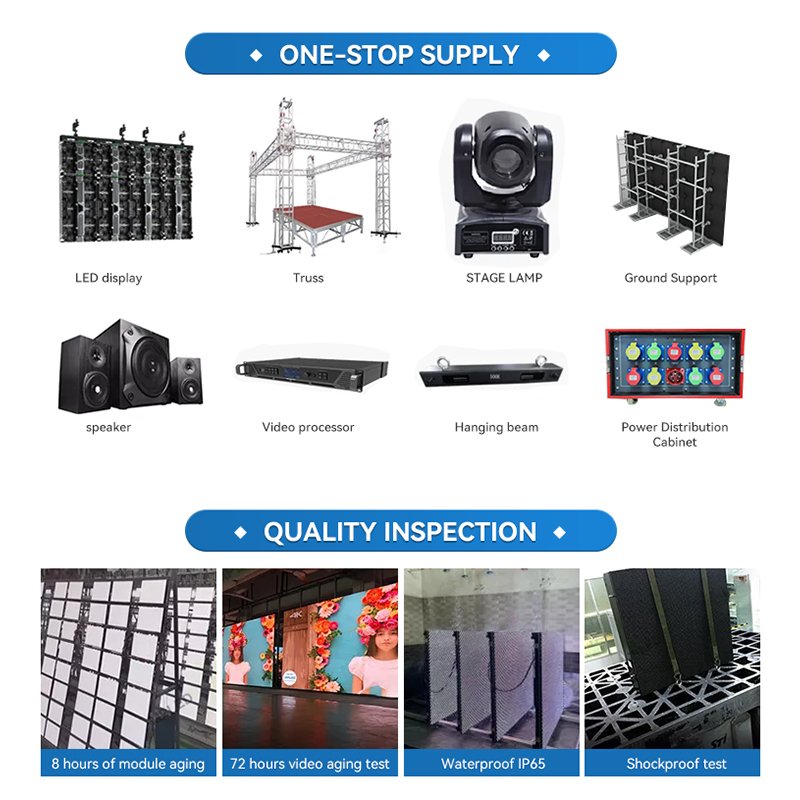 Custom Full Color P1.25 P2 P3 Indoor Outdoor BillBoard Waterproof Advertising Video Wall Panels Pantalla Led Display Screen