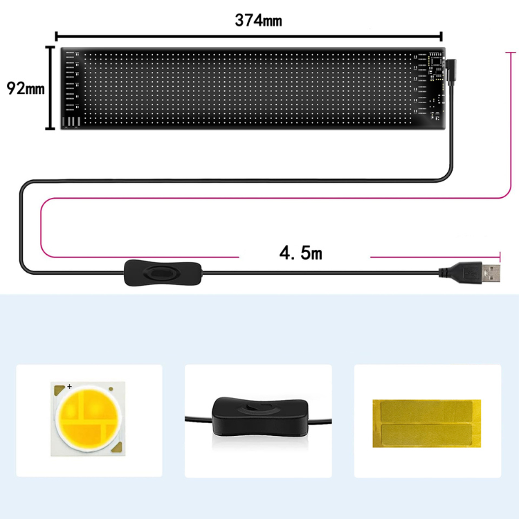 Customized functional banner display car led sign board