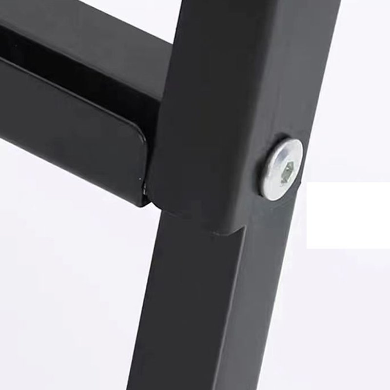 Durable style black iron double-sided A-shaped sidewalk PVC board advertising poster rack