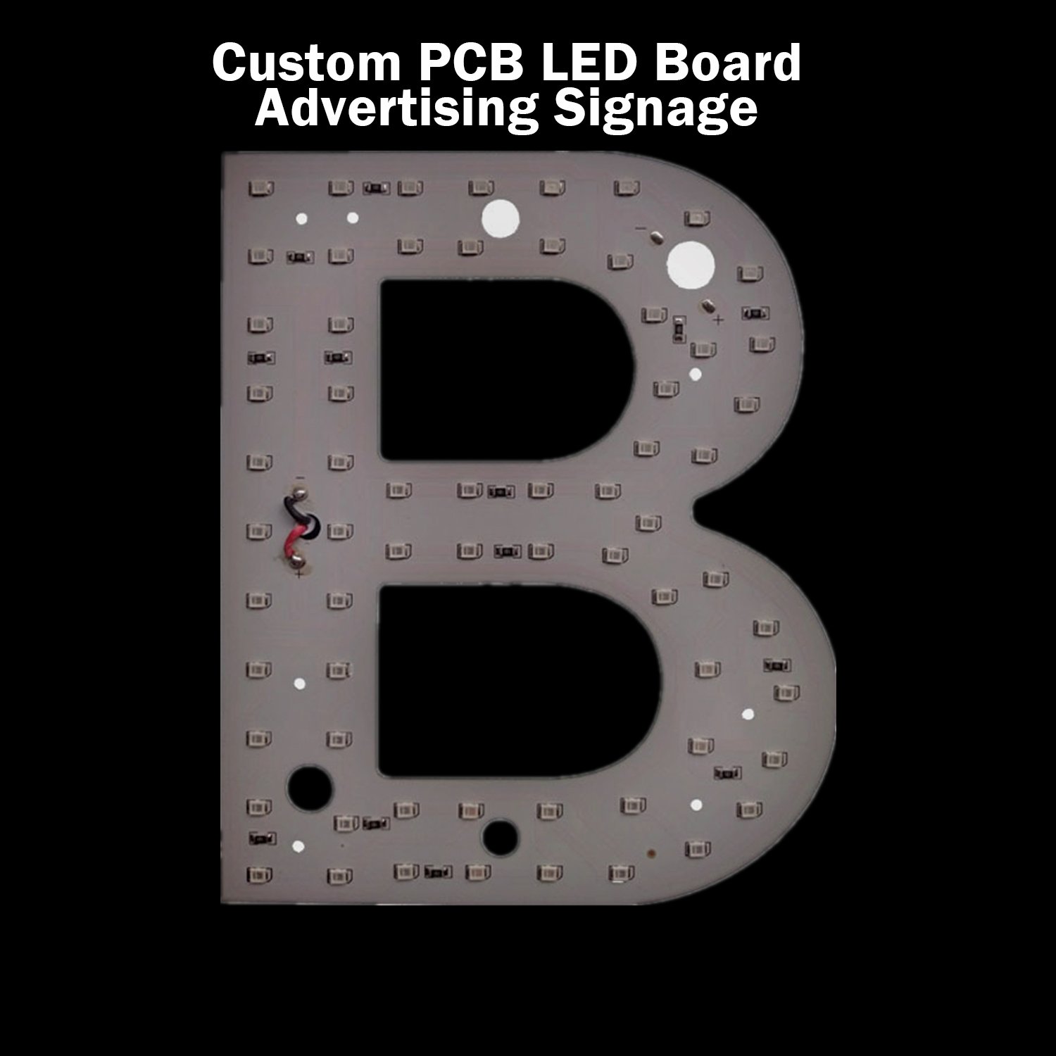 Manufacturer custom ultrathin letters led circuit board led highlight pcba strips open welcome sign for store smoke shop