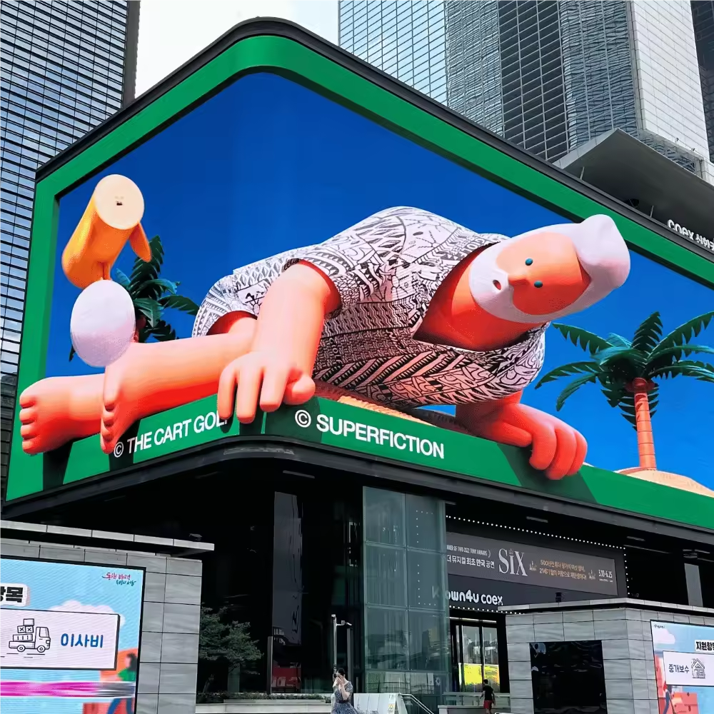 Digital Board For Outdoor Giant Advertisement led Display Video wall Screen Panel 3D Waterproof