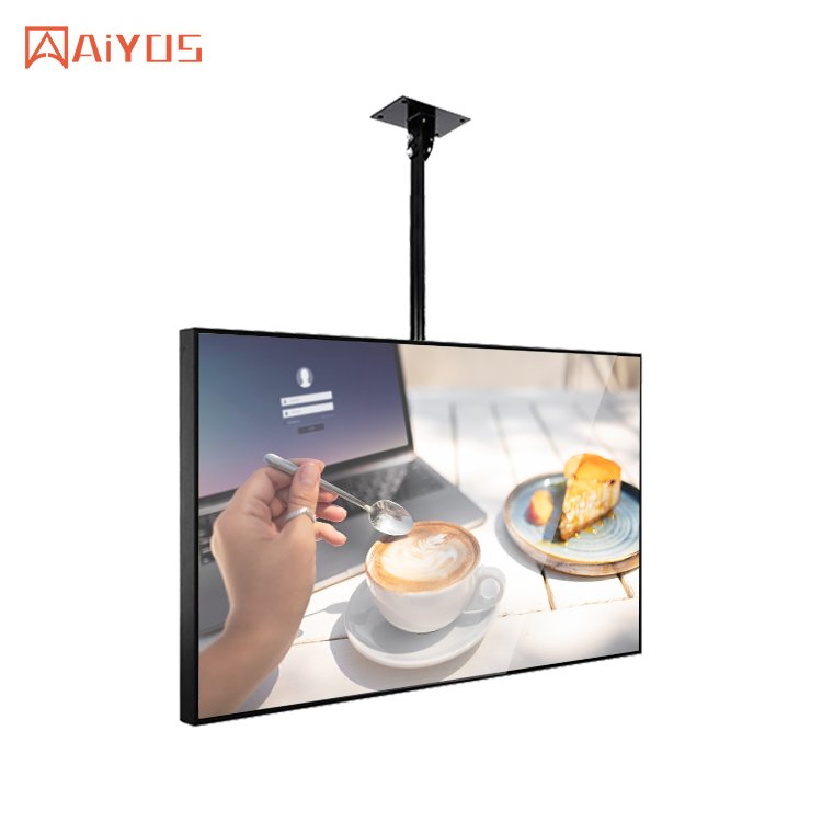 LCD WiFi Advertising Touchscreen Shop LCD Electronic menu display digital signage 32/43/49/55 inch