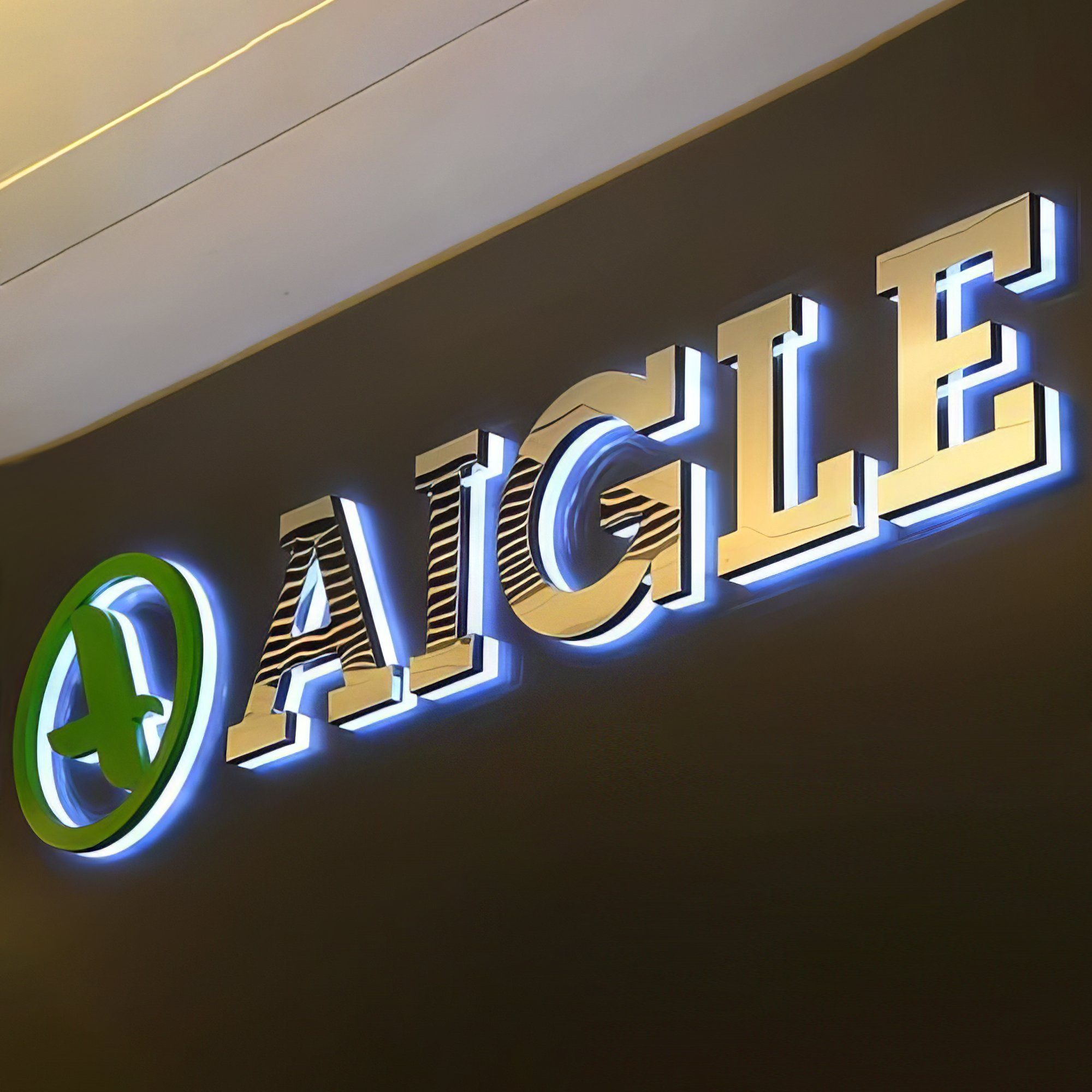 Custom Sign Board 3D backlit logo Channel Letter illuminated Signs LED Letter Sign with Backboard