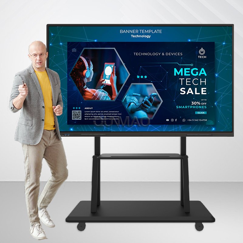 Cheap Price 65 75 86 100 Inch LCD Digital Display Infrared Interactive Smart Board Touch Screen Whiteboard