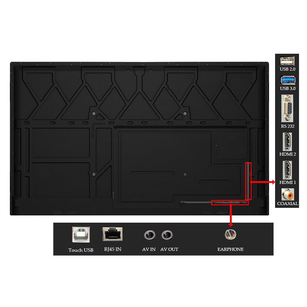 Cheap Price 65 75 86 100 Inch LCD Digital Display Infrared Interactive Smart Board Touch Screen Whiteboard