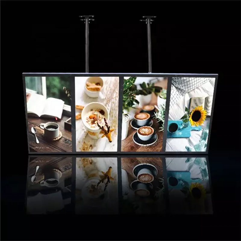 Energy saving LED Module Restaurant Bar super thin LED board with ceiling stand price list light box signage