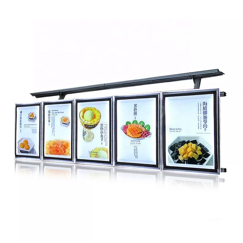 Energy saving LED Module Restaurant Bar super thin LED board with ceiling stand price list light box signage