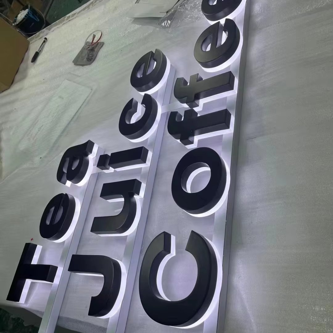 Cosun Custom Indoor LED Advertising Sign Aluminum Frame Steel Material 12V Power Consumption for Storefront & Outdoor Use