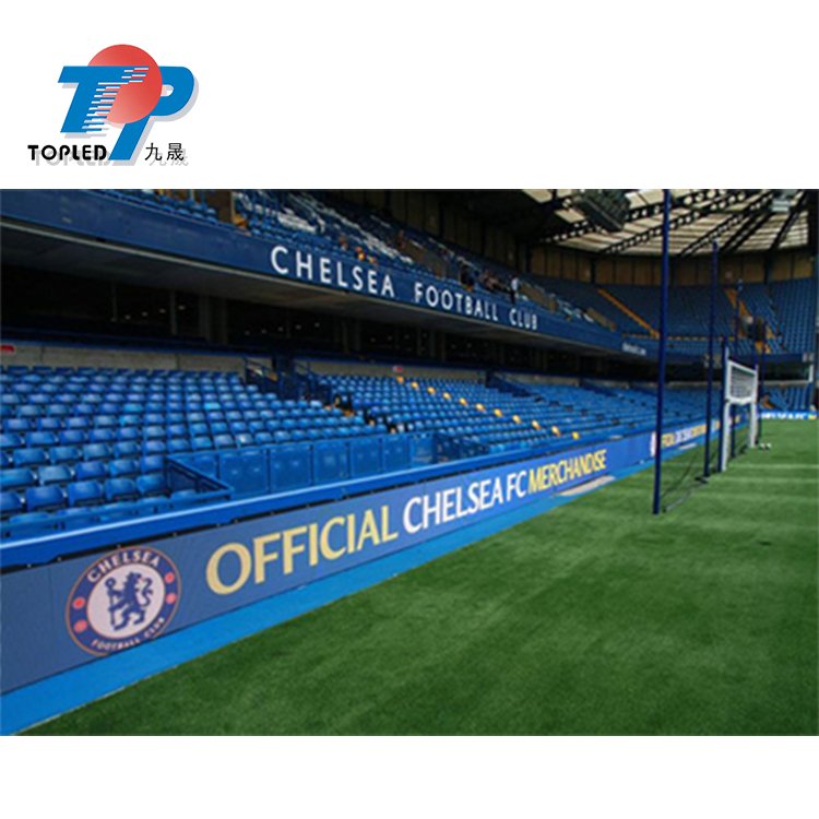 TOPLED Signage Banner Boards advertising P10 price board panel advertising football stadium perimeter led screen display
