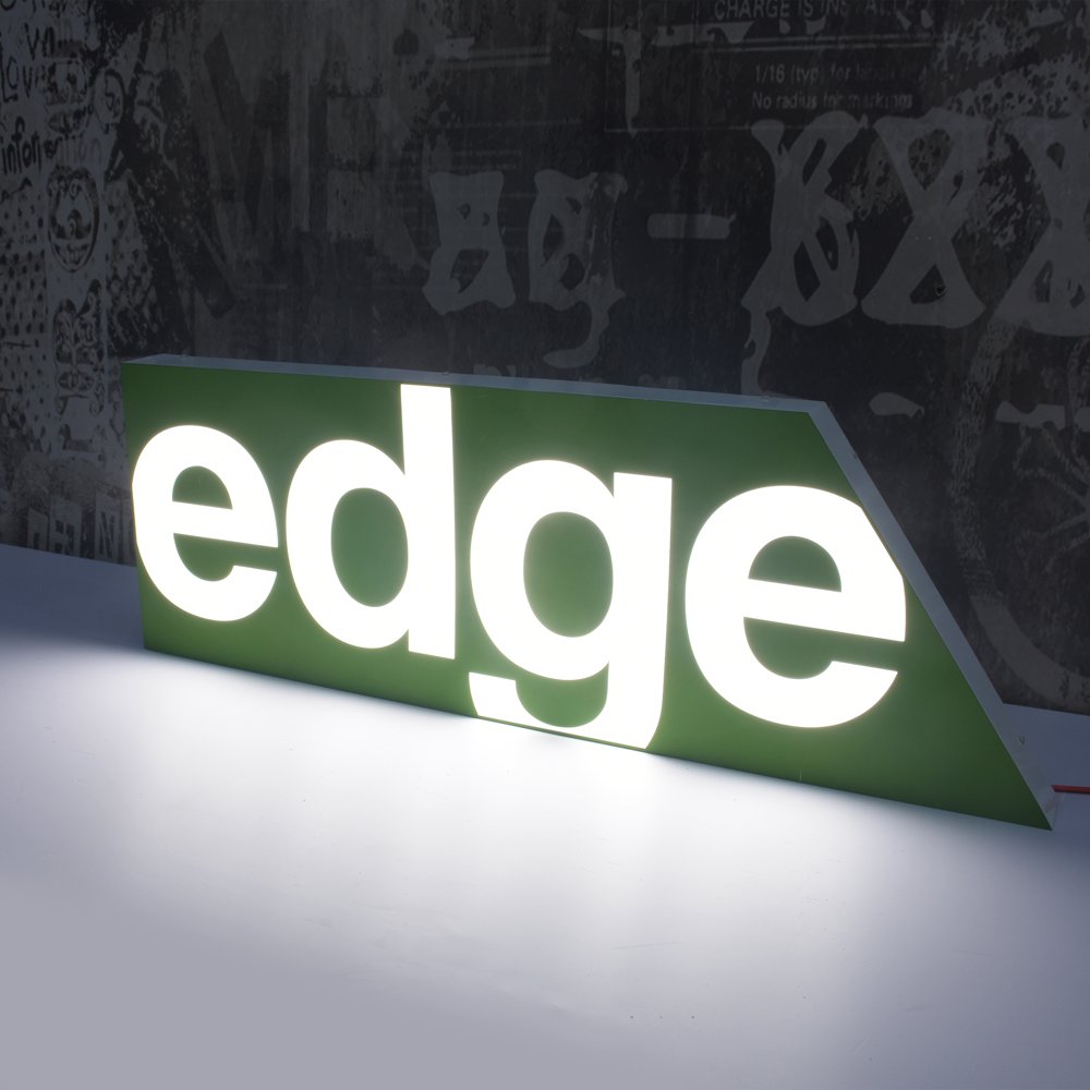 3D Light Box Letters Sign Custom Advertising Light Box Wall Outdoor Double Side Logo Display For Lighting Advertising Boards