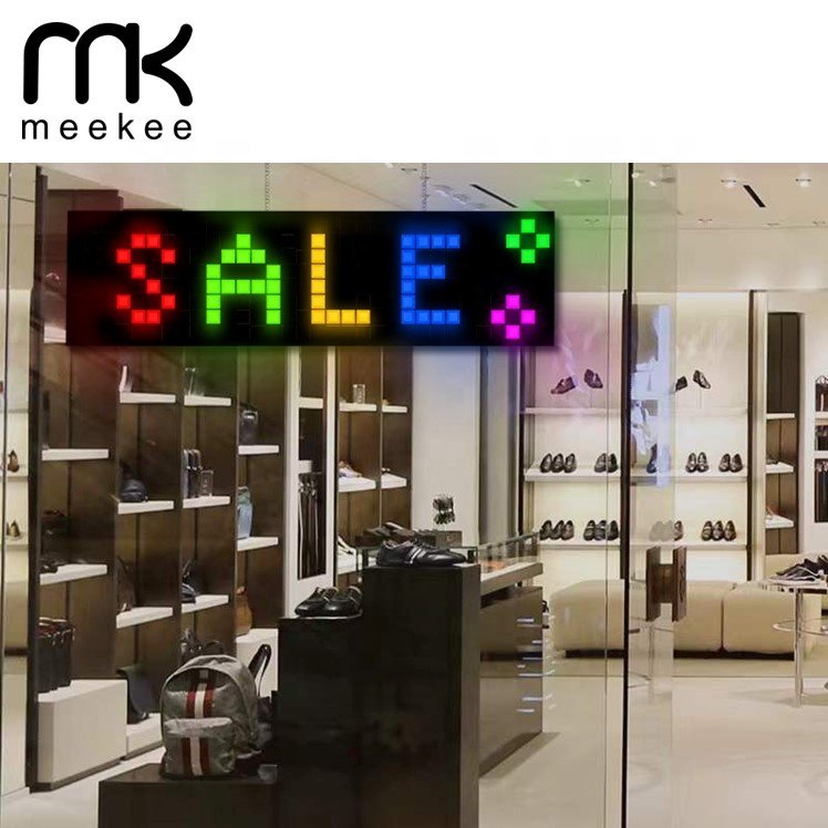 Lattice pixel style creative message board led