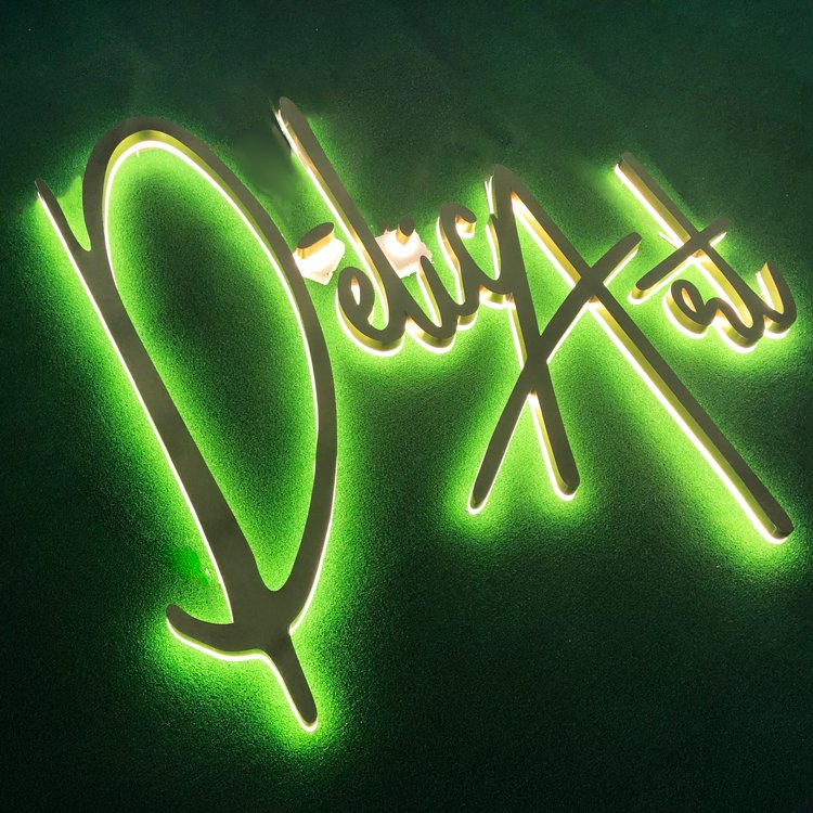 Best sales backlit letters led sign for decoration 3D office led illuminated business logo led letter signs for business