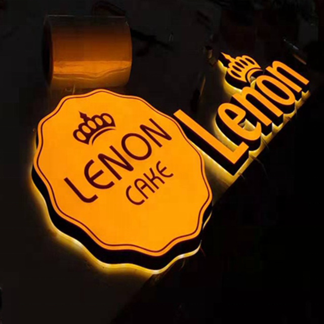 Custom 3d sign light up letters outdoor sign led backlit letters logo led signage 3d letters logo custom led sign for business