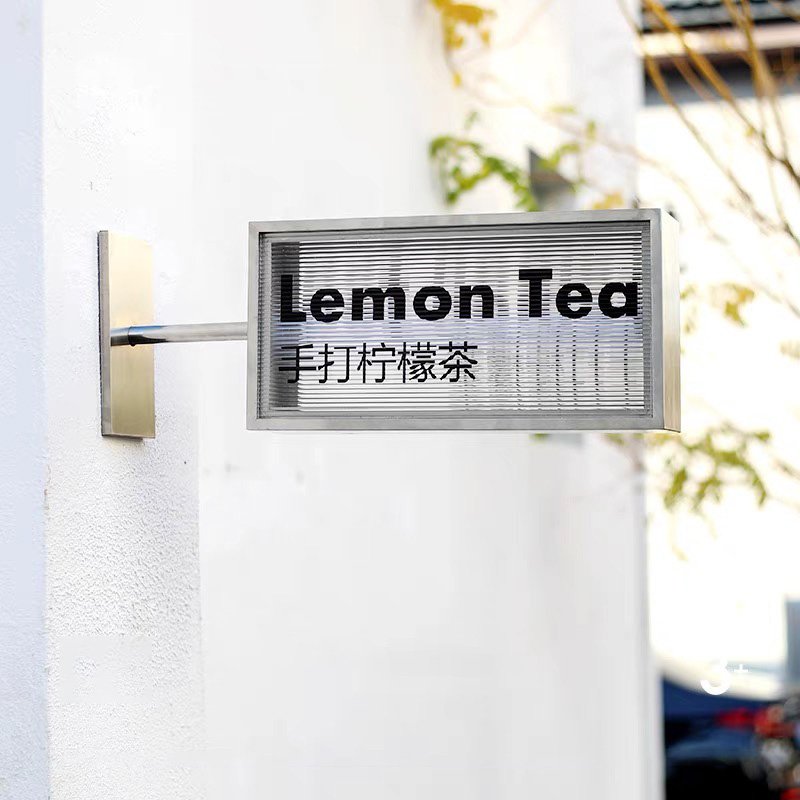 SHINING SIGN Custom Acrylic Light Box Outdoor LED Advertising Boards for Companies Offices Malls Parks