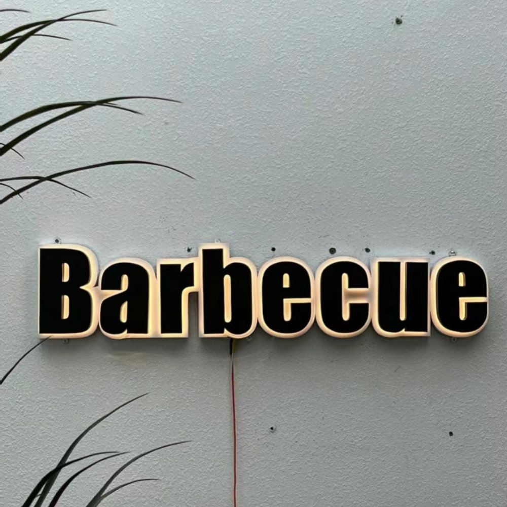 Backlit Letter Sign Channel Letters Signs Outdoor 3d Sign Letter for Advertising Logo Shop Name Custom Decoration