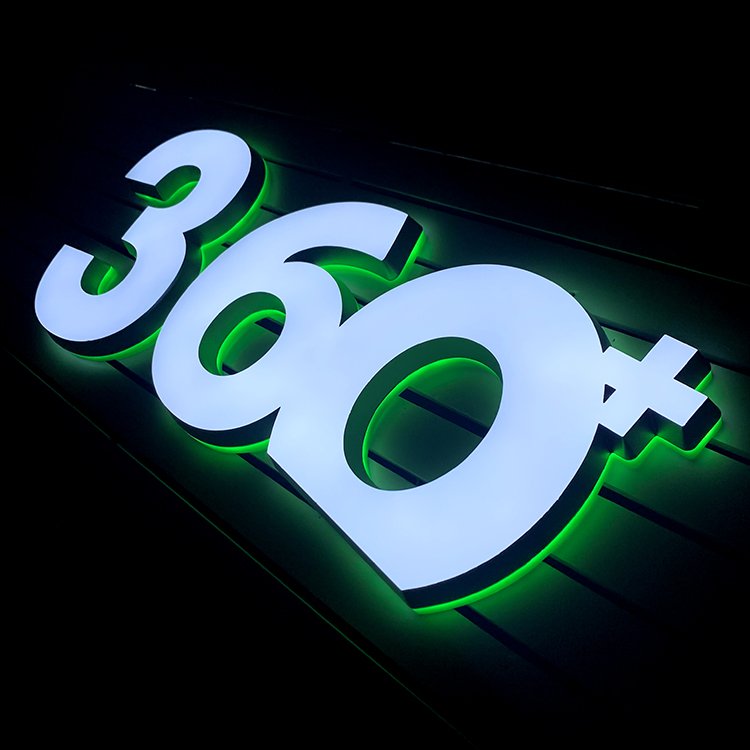 3d Led Logo Designs External Shop Sign 3D Acrylic Letter Logo signboard Acrylic Letters Alphabets custom LED Sign for business