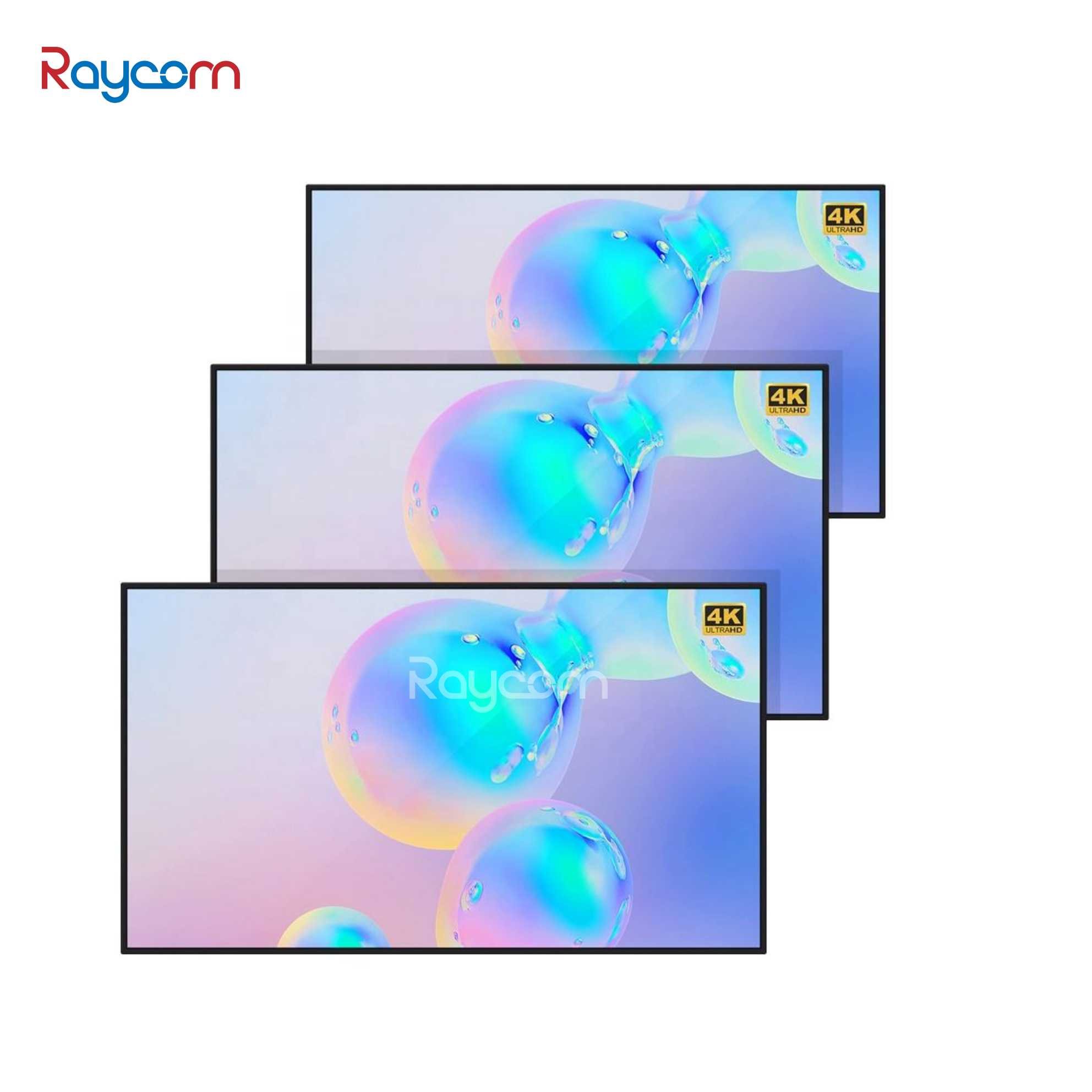 Raycom 32/43/55 Inch 4K LED Android Display Panel LCD Monitor Screens OEM/ODM Digital Advertising Board Indoor Use CMS