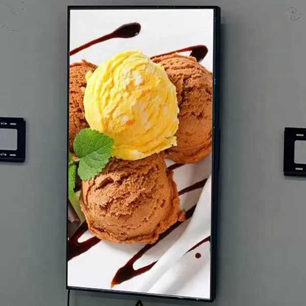 Top seller 32" 43" 49" 55" 3000nits super slim digital signage wall window facing display for store retail