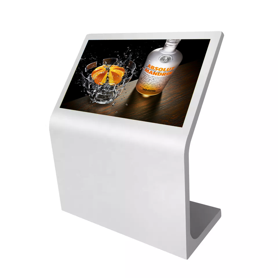 43 inch touch screen kiosk electronic advertising boards