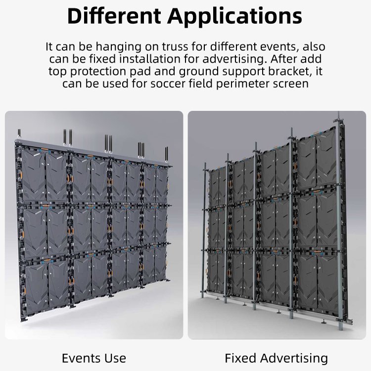 Customizable Fixed SMD P2 P3 P4 P5 P6 P8 P10 Waterproof Giant Display Outdoor LED Advertising Screen 3D Digital Billboard