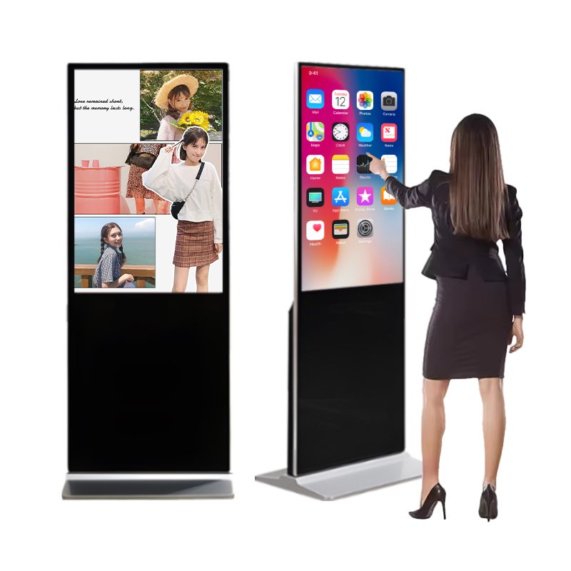 Lcd Advertisement Board Advertising Touch Screen Totem Indoor Android Digital Signage