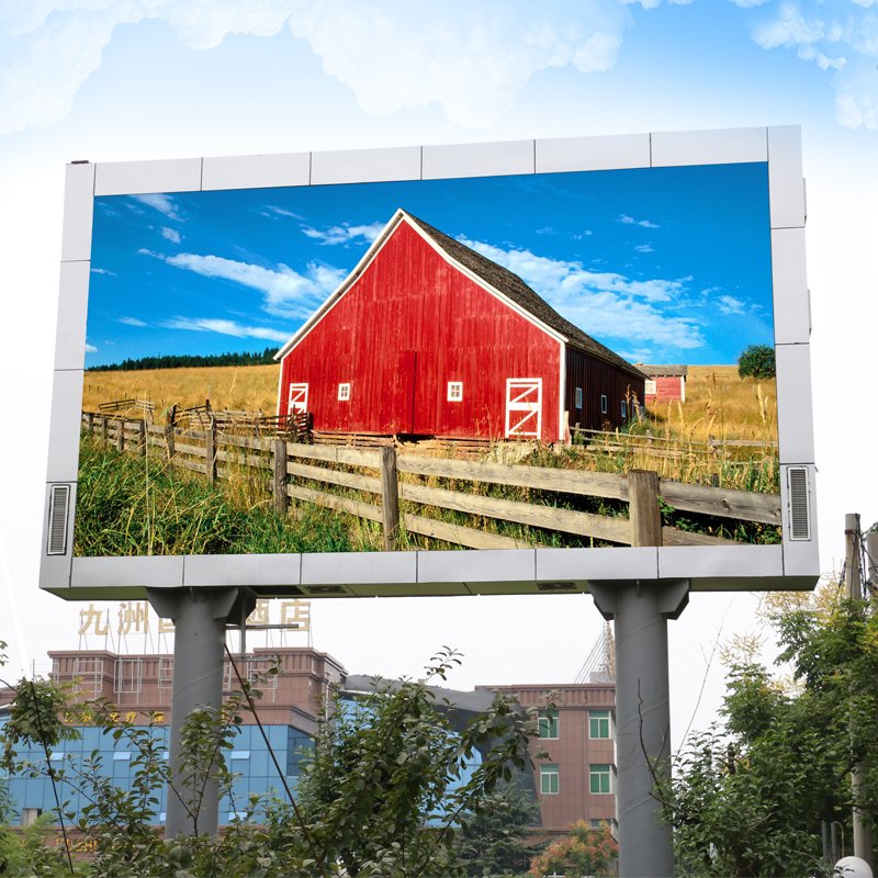 High Brightness Outdoor DIP LED Module RGB Full Color LED Screen Panel Board P10 P13 P16 P20 Advertising