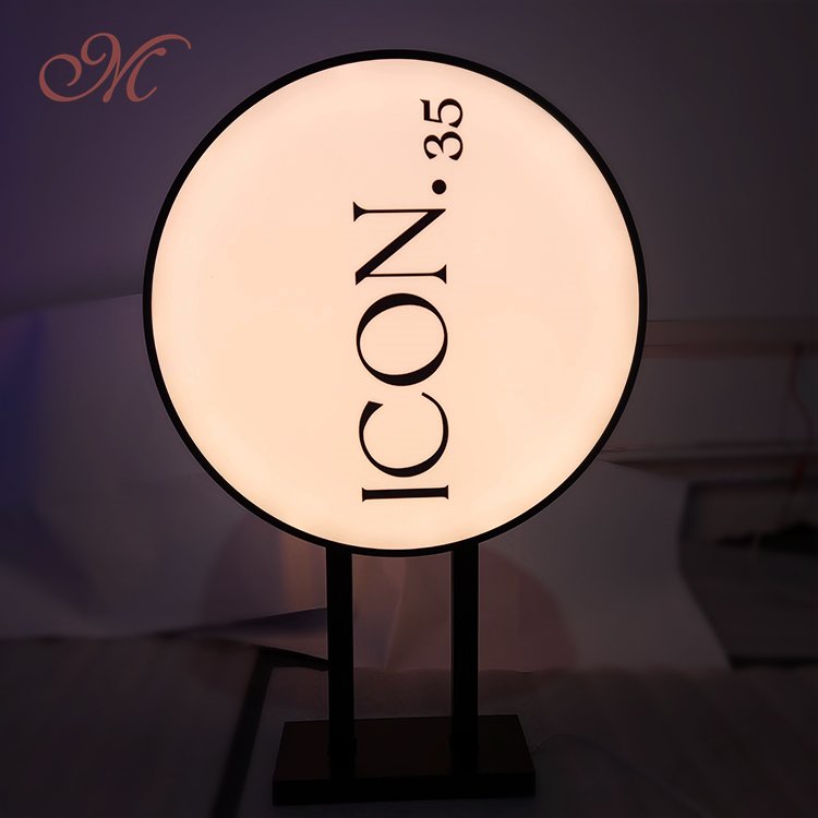 Advertising Light Boxes Frame Board Acrylic Sign Led Light Box Logo Signboard Outdoor Signage