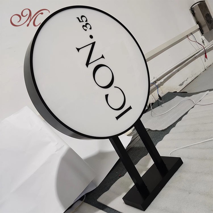 Advertising Light Boxes Frame Board Acrylic Sign Led Light Box Logo Signboard Outdoor Signage