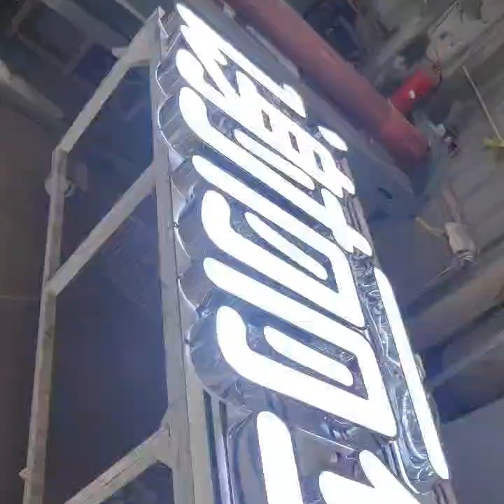 Professional Custom LED Illuminated Alphabet Letter Sign Board for Hair Salons Outdoor Schools Companies and Cars