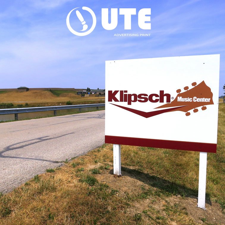 Outdoor Custom Printed Company Sign Board, Real Estate Corflute Board Printing