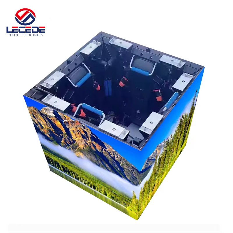 Lecede custom p2.6 p3.91 church stage backdrop digital sign board Indoor flexible p2.5 video wall display advertising led screen