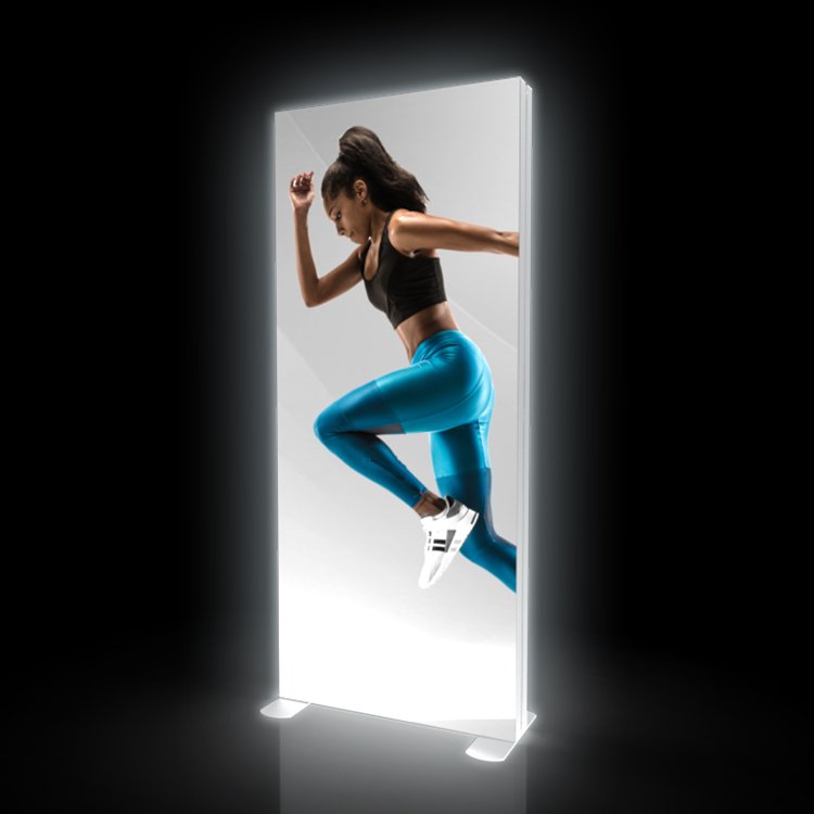 Lingtong Light Box Display Portable 120 Seg Fabric Light Box Aluminum Adversting Light Box