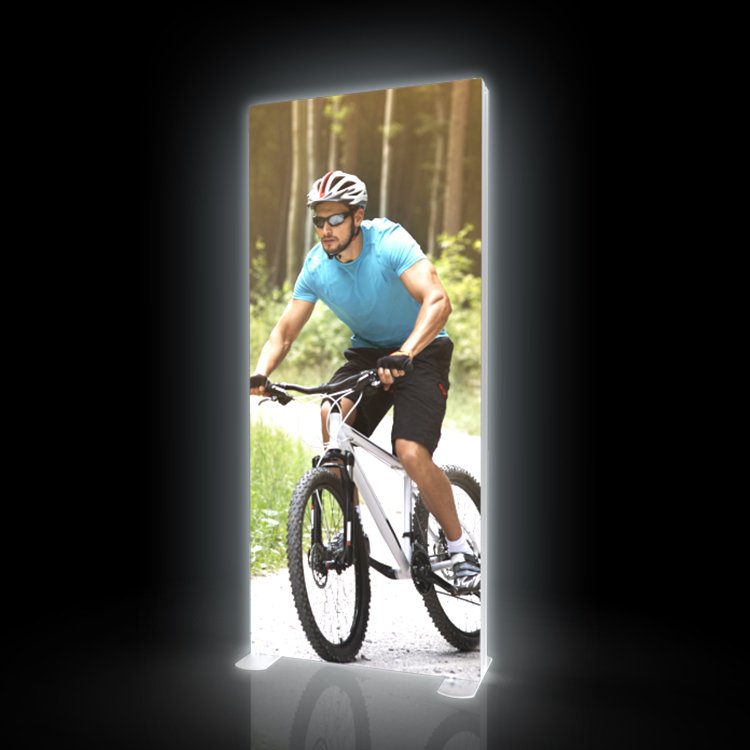 Lingtong Light Box Display Portable 120 Seg Fabric Light Box Aluminum Adversting Light Box