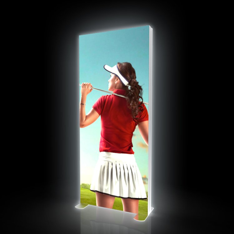 Lingtong Light Box Display Portable 120 Seg Fabric Light Box Aluminum Adversting Light Box