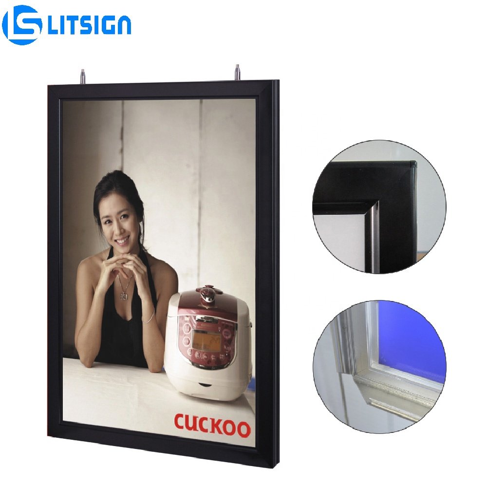 duratrans signage A1 slim photo frame advertising menu board aluminum frame light box sign