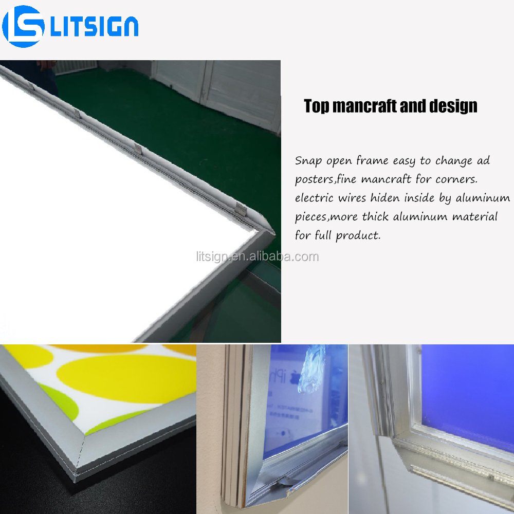 duratrans signage A1 slim photo frame advertising menu board aluminum frame light box sign
