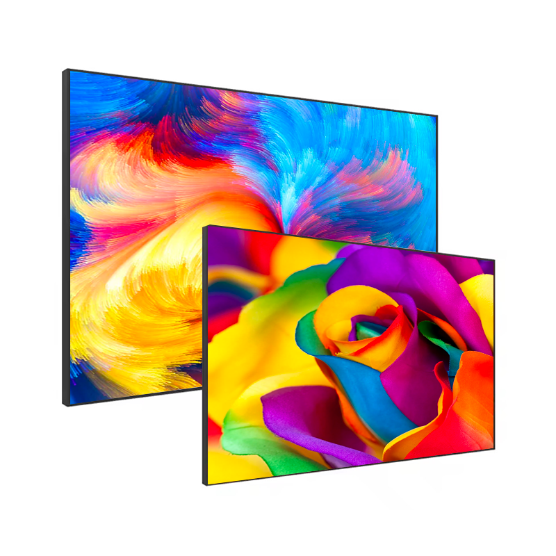 Wall mounted super thin TFT Screen 55 65inch LCD Advertising Display Digital Signage Menu Board for restaurant