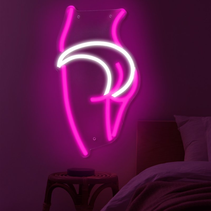 Wholesale Free Design Custom High Quality Acrylic Neon Sign Indoor Led Screen For Bedroom Wall Decor Led Light Sign