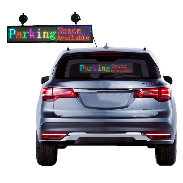 Light Up Running Text LED Car Display Screen Digital Bus Destination Board RGB WiFi Moving Message Advertising LED Signage Board