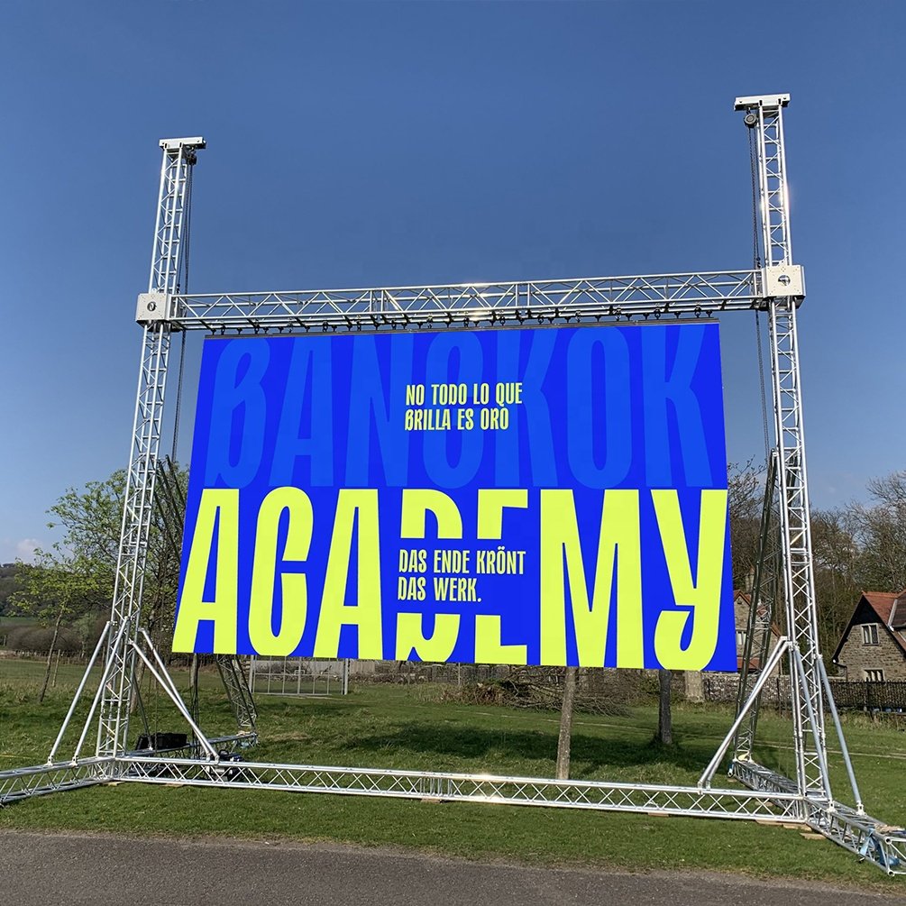 RAYBO LED Rental Display High Refresh Advertising Easy Installation Smd 500*1000mm HD Rental P3.91 Fine Pixel Pitch Led Display