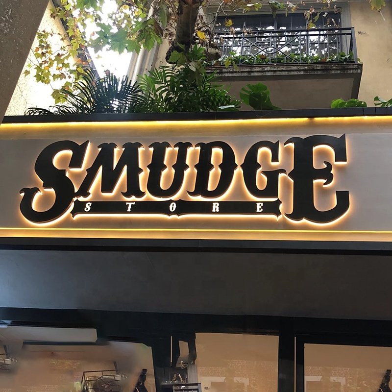 EZD shop light sign board outdoor backlit hotel signage custom light logo