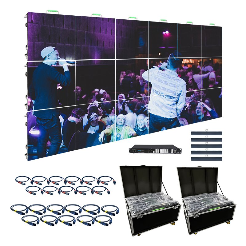 P3.91 LED Rental Display Screen Board High Refresh Rate 500x500 Event Indoor Outdoor LED Background Screen Panel