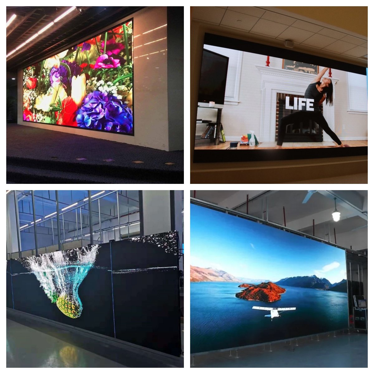 640x640mm Video Wall Panel Split Screen Digital Signage Led Displays Empty Die-casting Aluminum LED Cabinet
