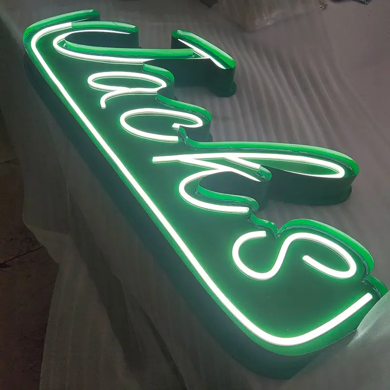 Outdoor Light Led Advertising Led Light Box Display Letter Advertising Vacuum Forming Lightbox Neon Lights