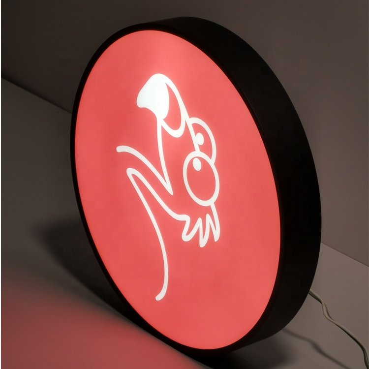 3d logo advertising light boxes custom led letter sign round lightbox led sign 3d sign board outdoor