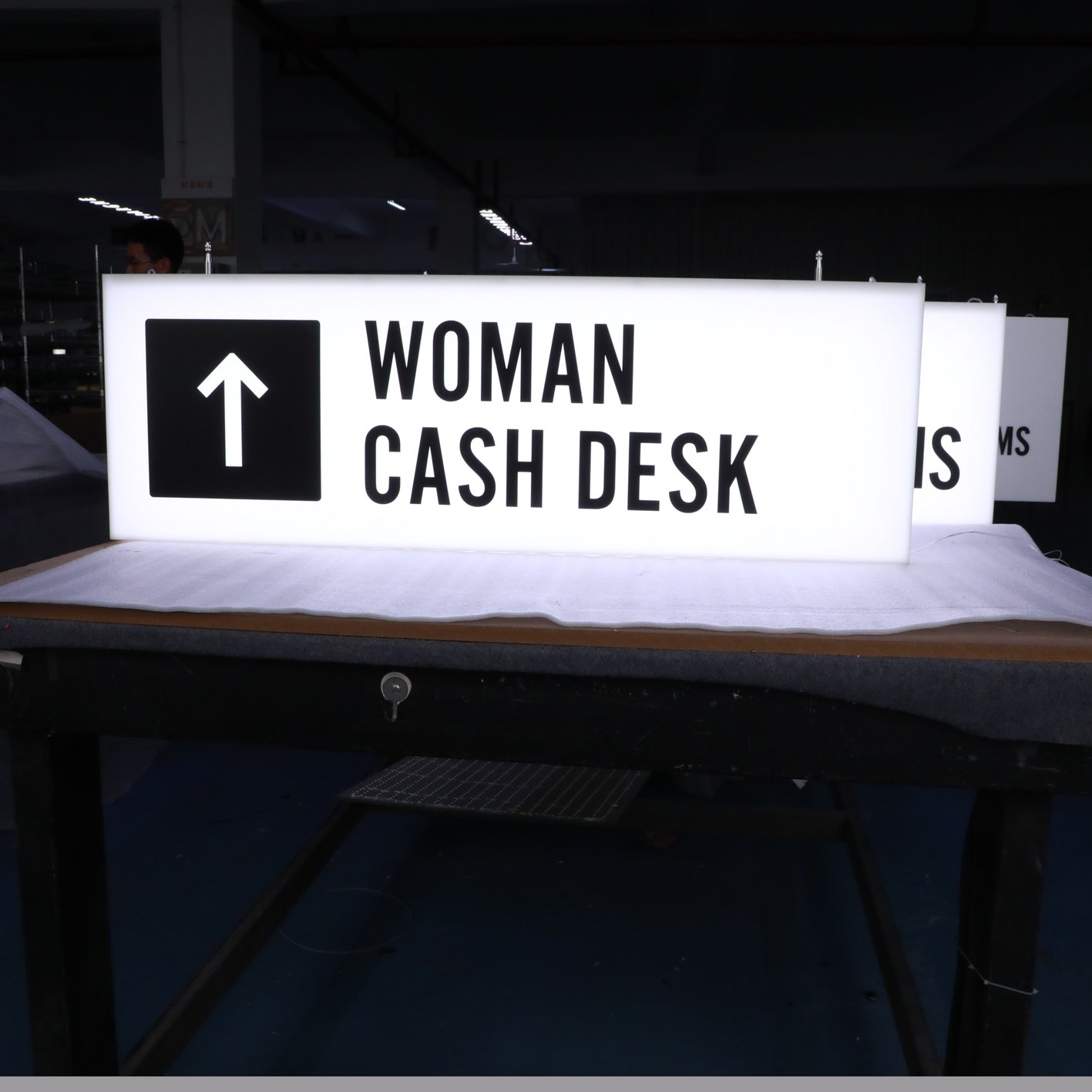 Custom Logo Outdoor Advertising 3d Sign Board Waterproof Durable Led Light Box Luminous Light Box For Shop