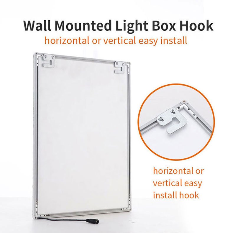 Manufacturer Ultra-thin LED Light Box led slim light box Aluminum Frame Indoor Advertising Light Box for Store A1/A2