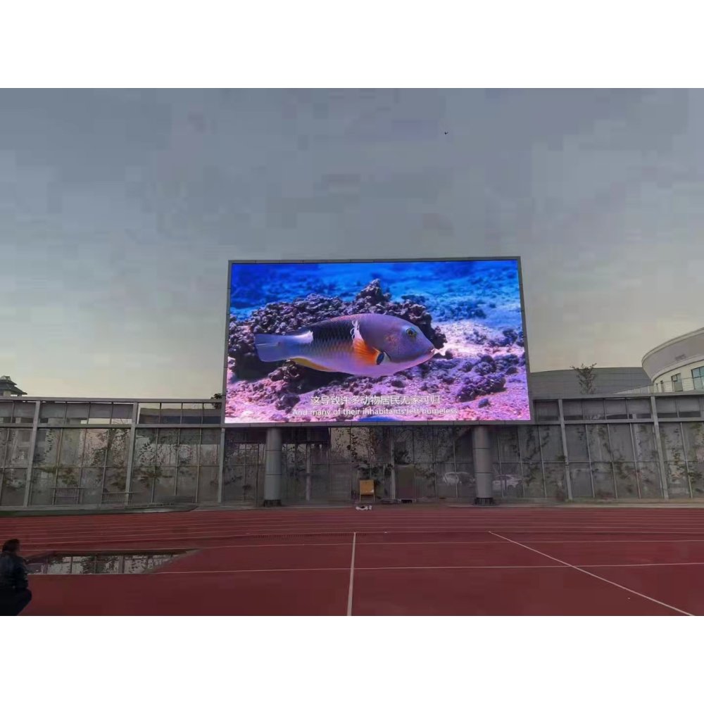 Outdoor 90 Degree Building Curved Corner Seamless Right Angle Advertising Led Screen Display Billboard Sign Board For Rooftop