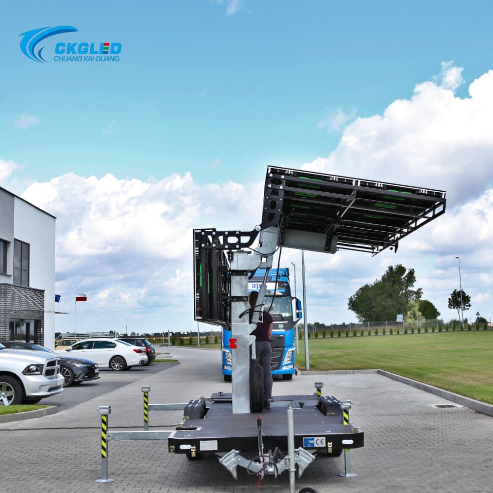 CKGLED Outdoor Mobile Advertising Trailer Mobile Billboard LED Trailer Screen Display